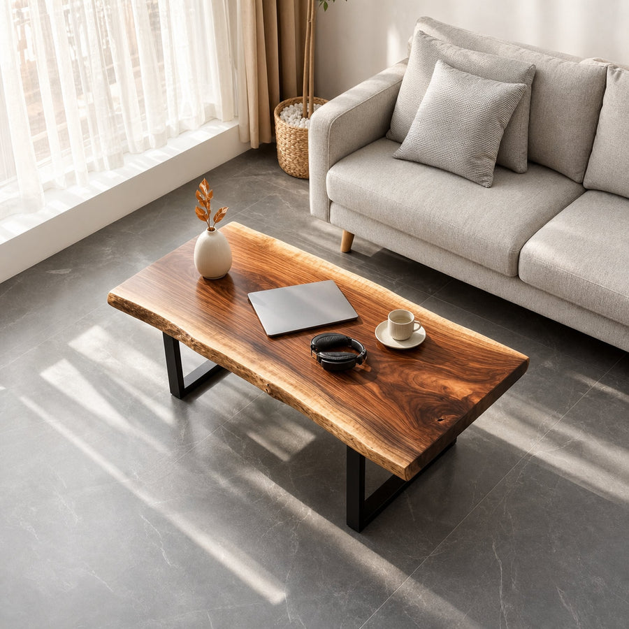 Rustic Coffee Table Modern Living Room