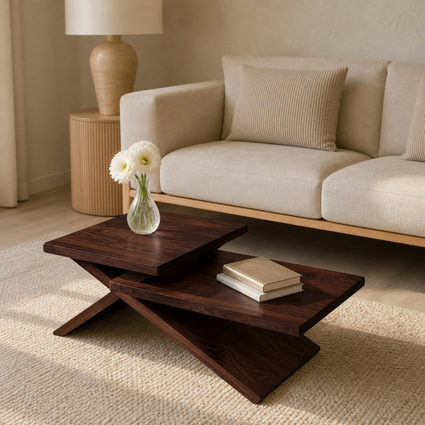 Rustic Coffee Table With Stylish Look For Living - product view 7