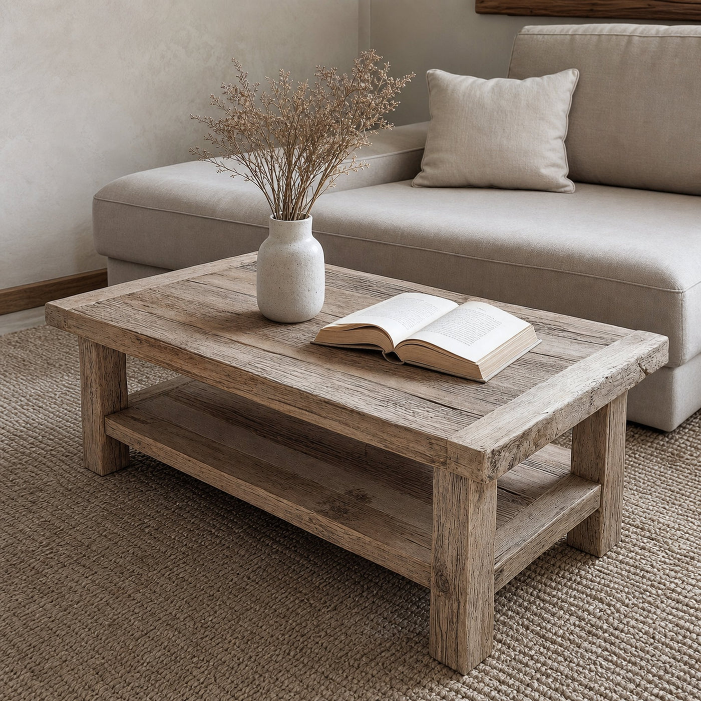 Rustic Driftwood Coffee Table