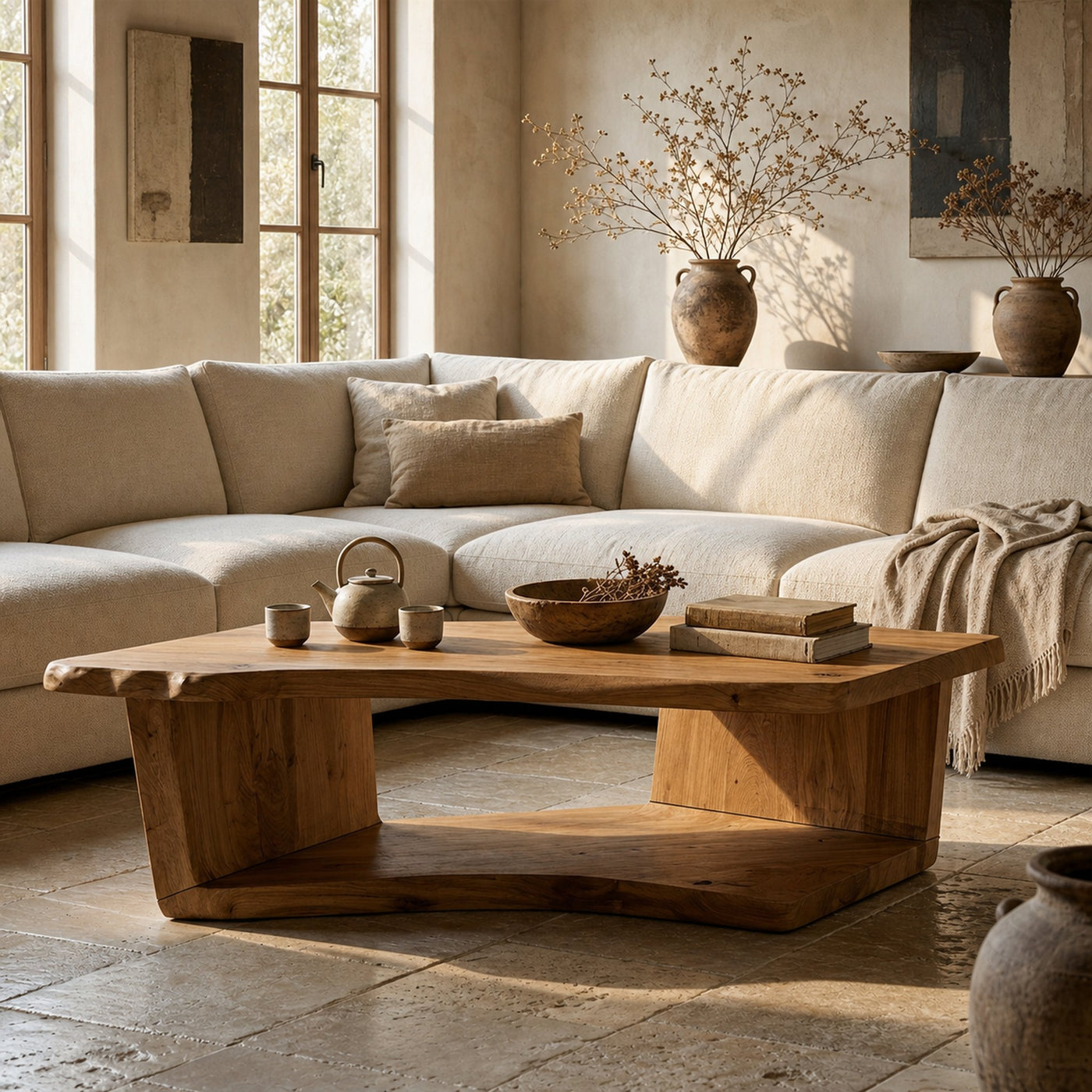 Three generations in one living room