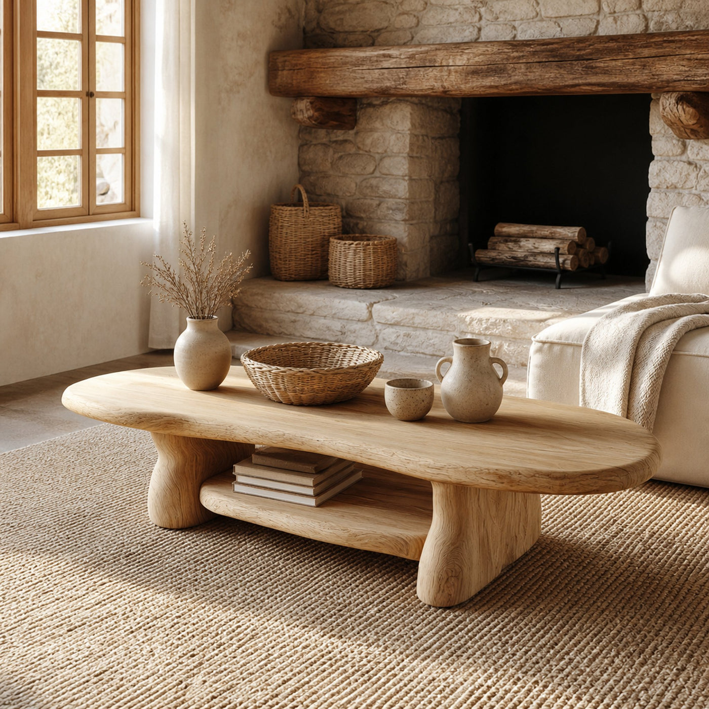 Rustic Minimal Coffee Table Living Room Or Lounge Room