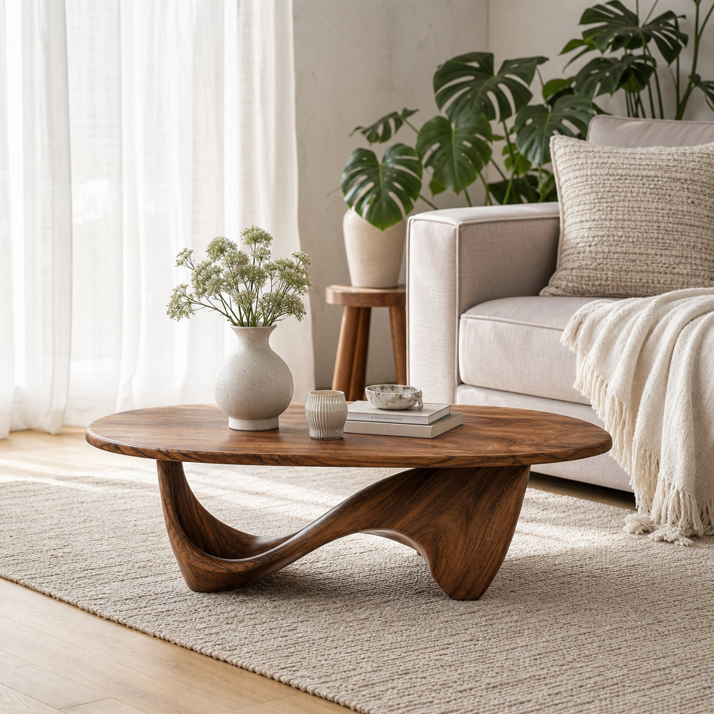 Rustic Solid Wood Table For Cozy Room Setup - product view 6