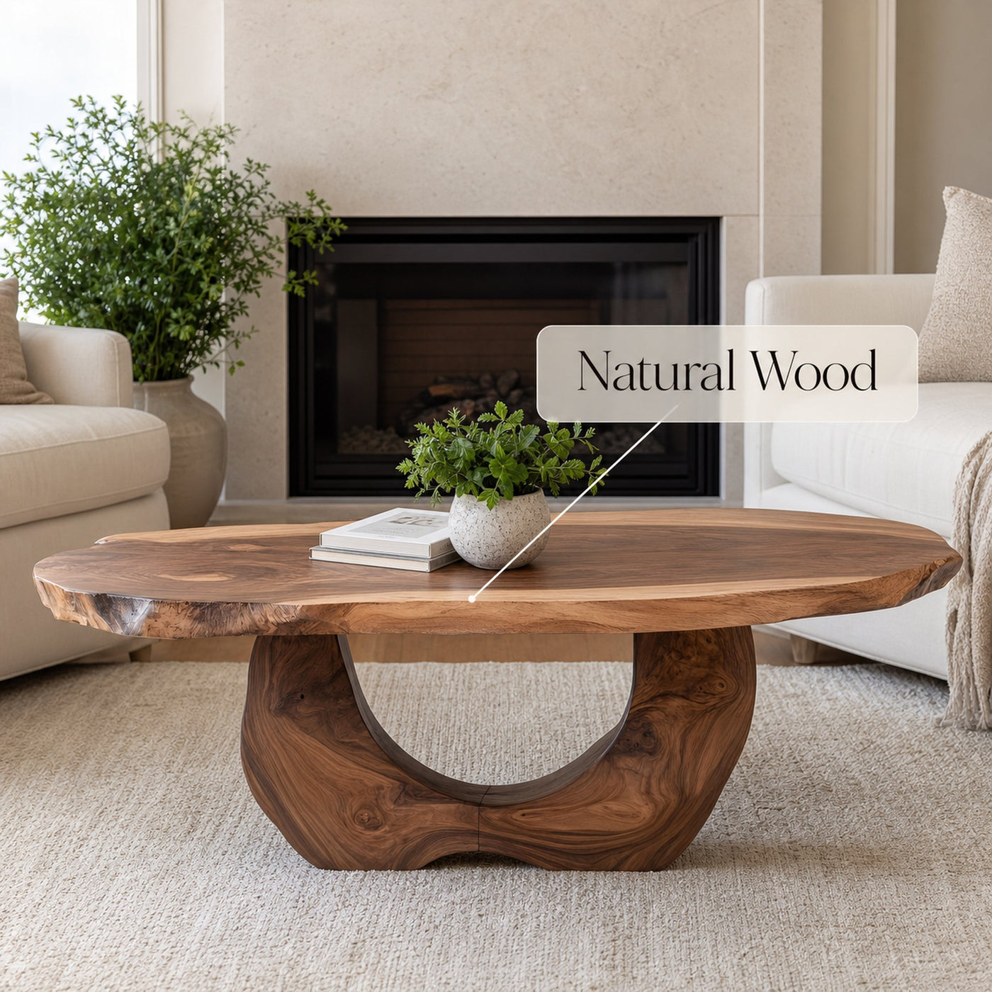 Rustic Vintage Coffee Table To Warm Up Your Cozy Living Room - product view 6