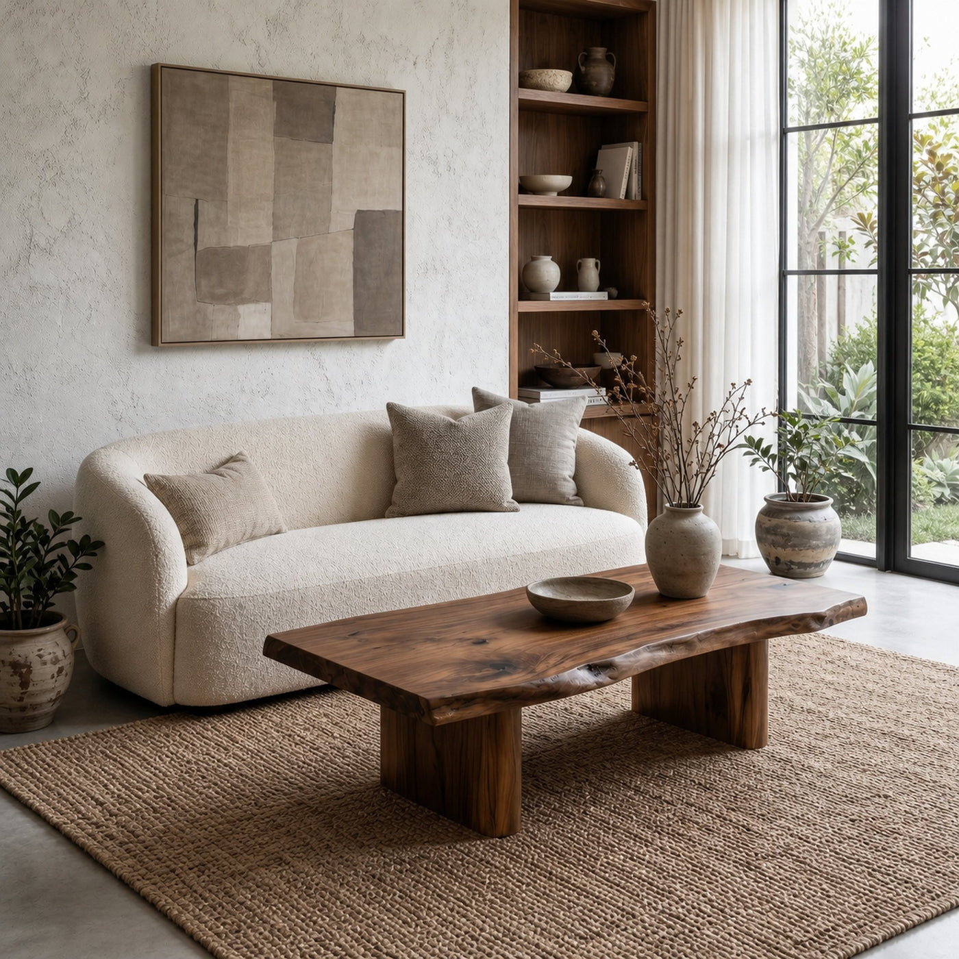 Rustic Wooden Coffee Table With Simple Solid Wood Design For Living Room - product view 7