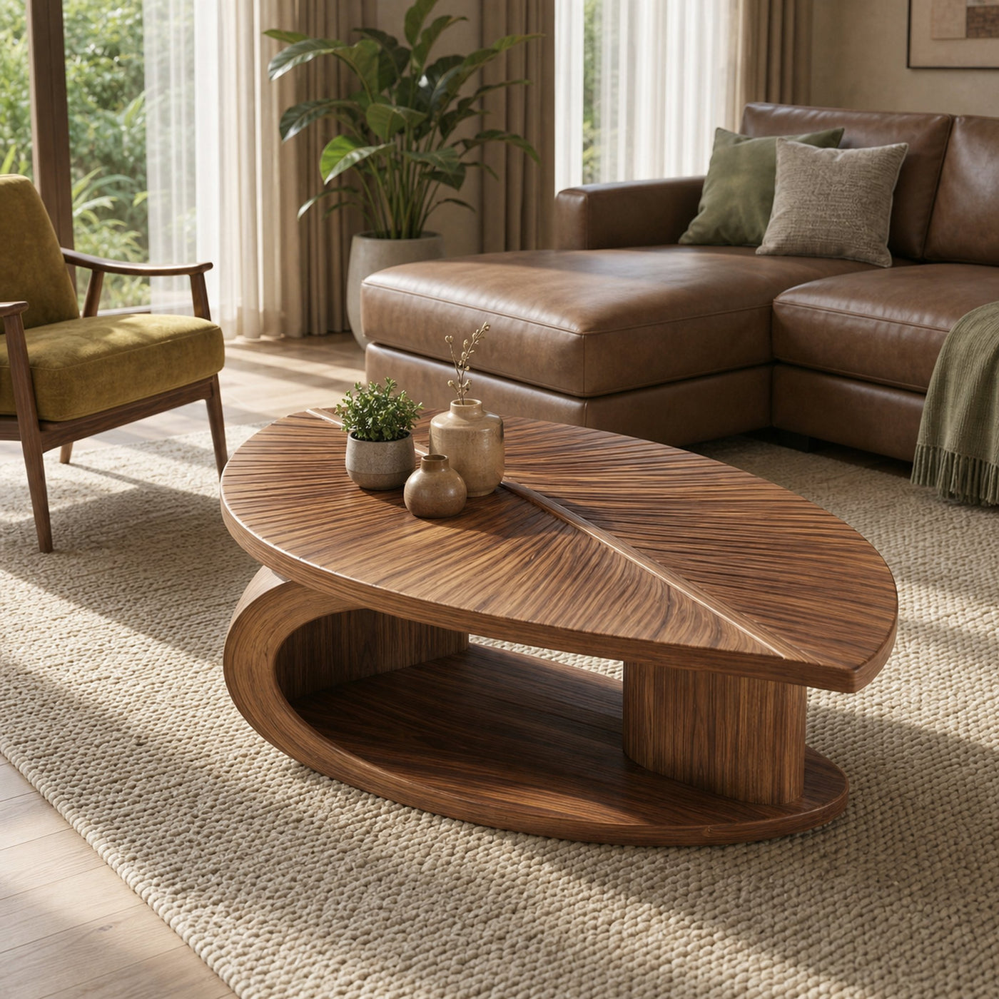 Scandinavian Solid Wood Coffee Table For Living Room - product view 3