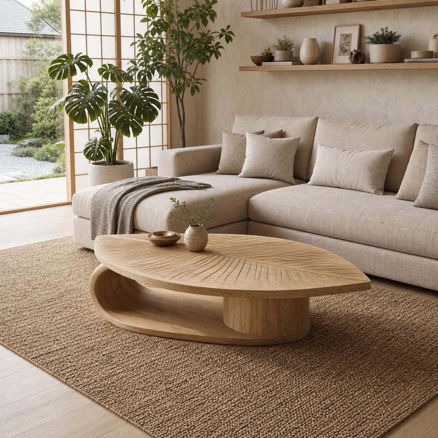 Scandinavian Solid Wood Coffee Table For Living Room - product view 5