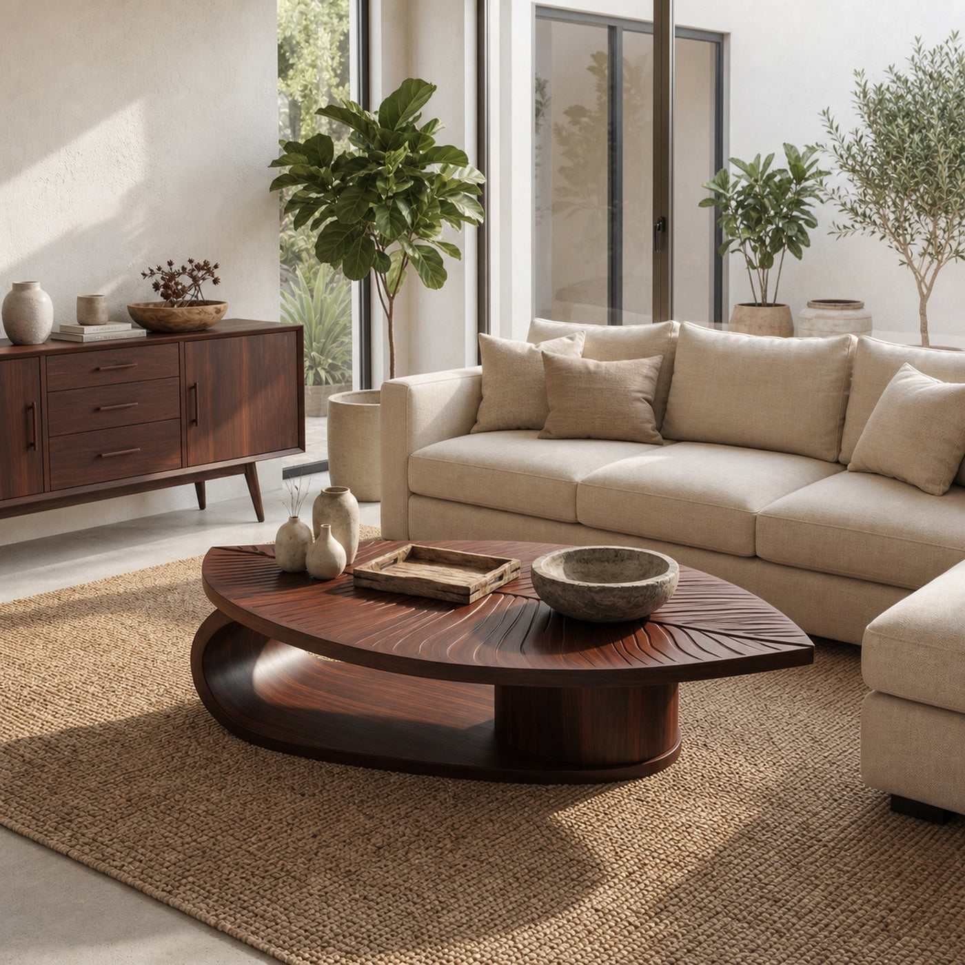 Scandinavian Solid Wood Coffee Table For Living Room - product view 7