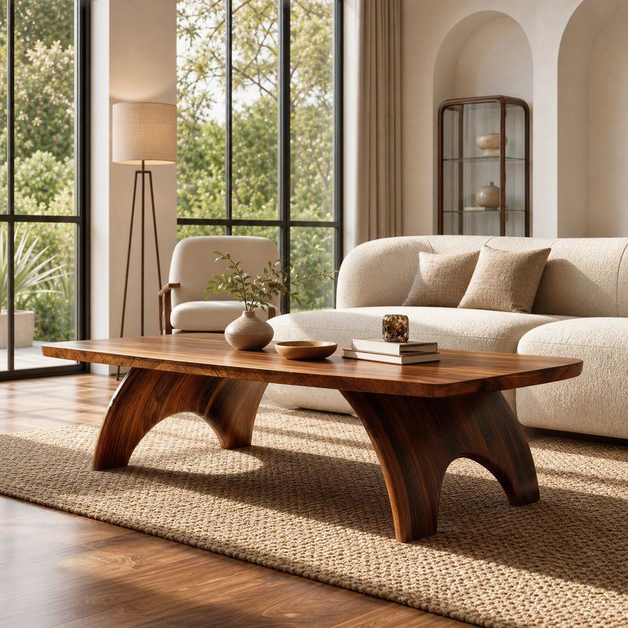 Sculptural Storage Coffee Table For Contemporary Lounge