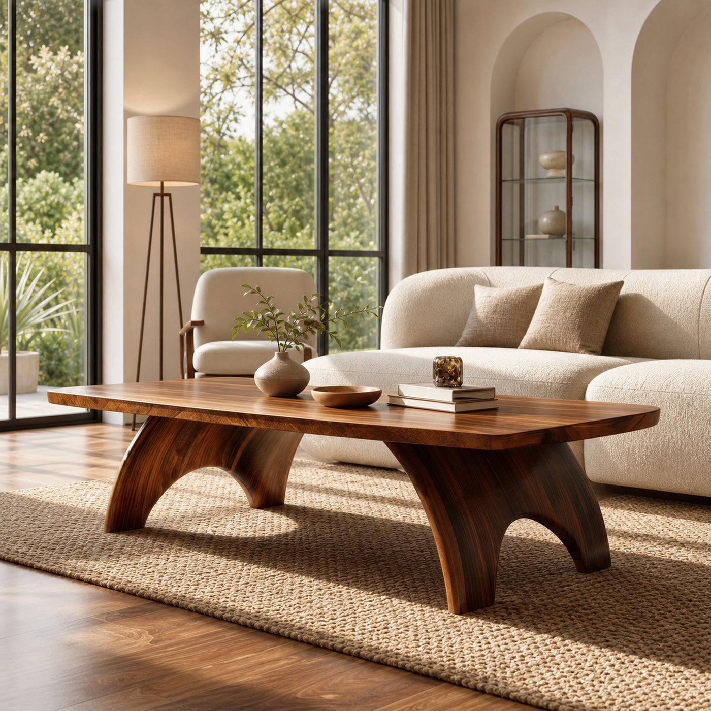 Sculptural Storage Coffee Table For Contemporary Lounge
