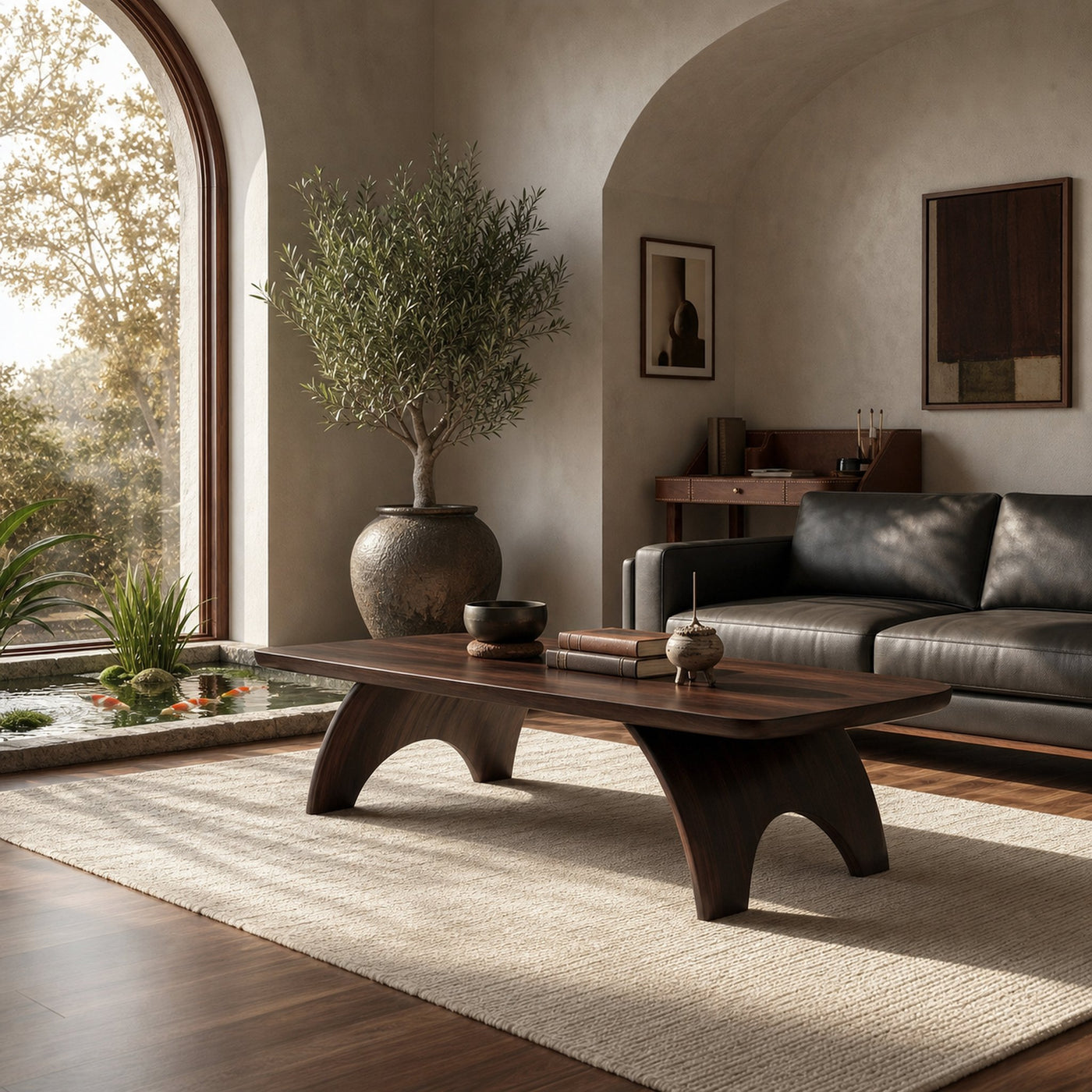 Sculptural Storage Coffee Table For Contemporary Lounge - product view 7