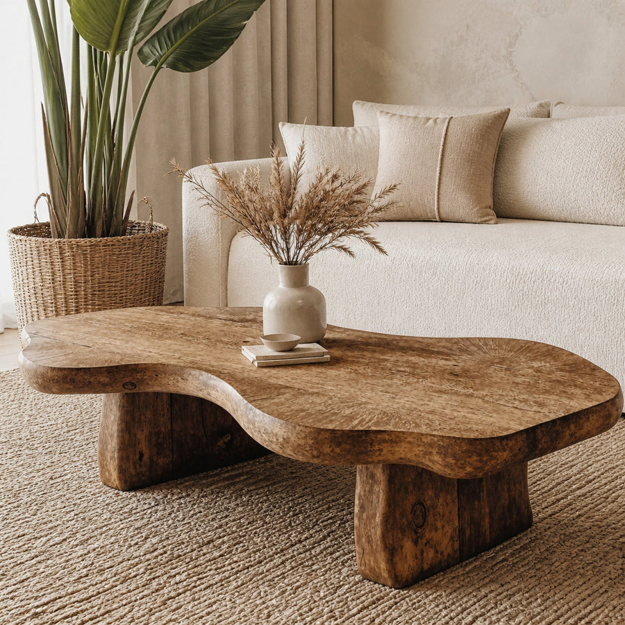 Solid Wood Coffee Table For Elegant Living Rooms