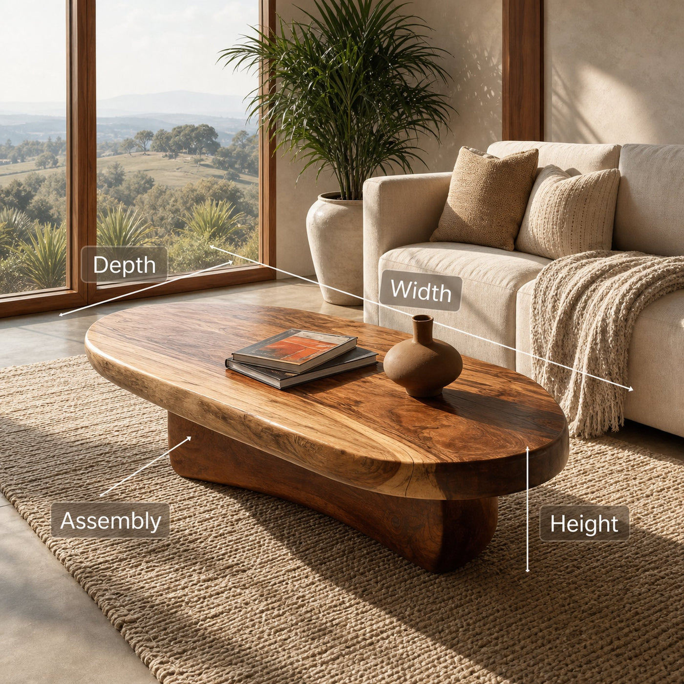 Timeless Coffee Table For Living Room Centerpiece - product view 8