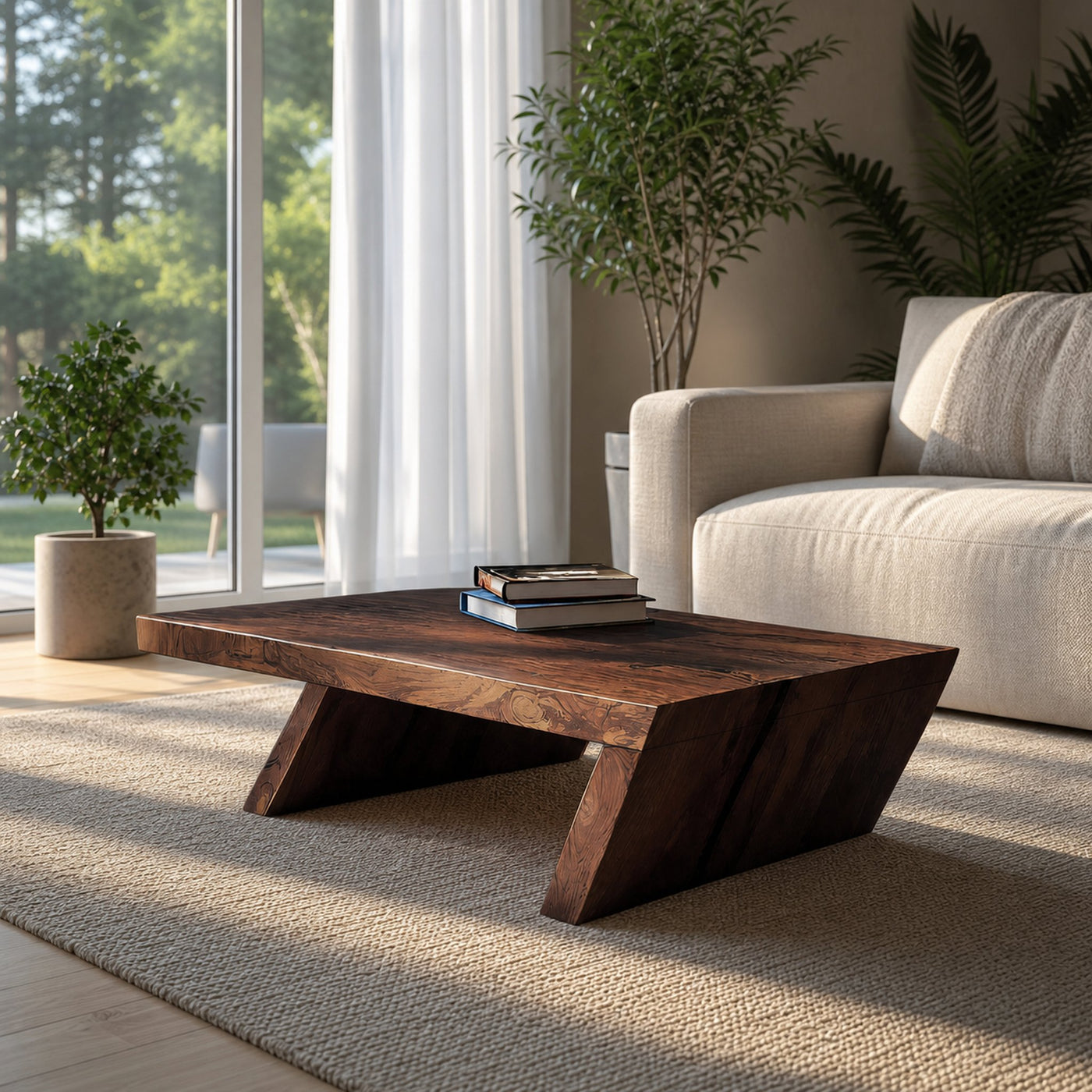 Unique Center Table With Rustic Charm For Living Room - product view 7