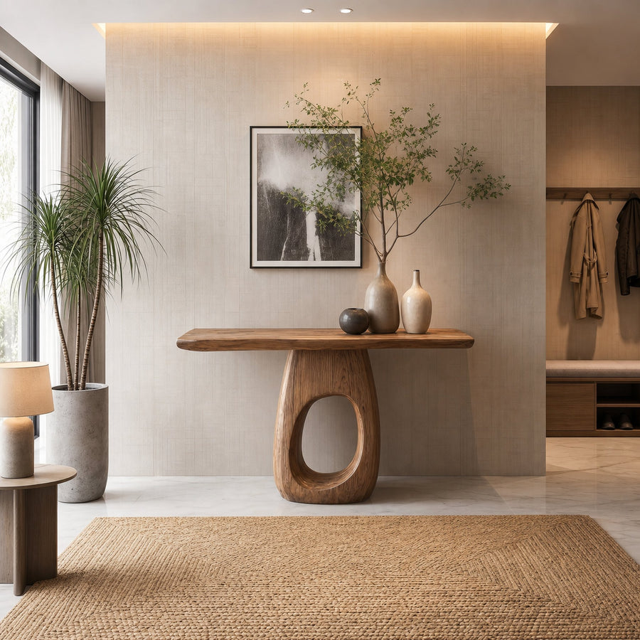Artisan Organic Console Table Living Room And Hallway