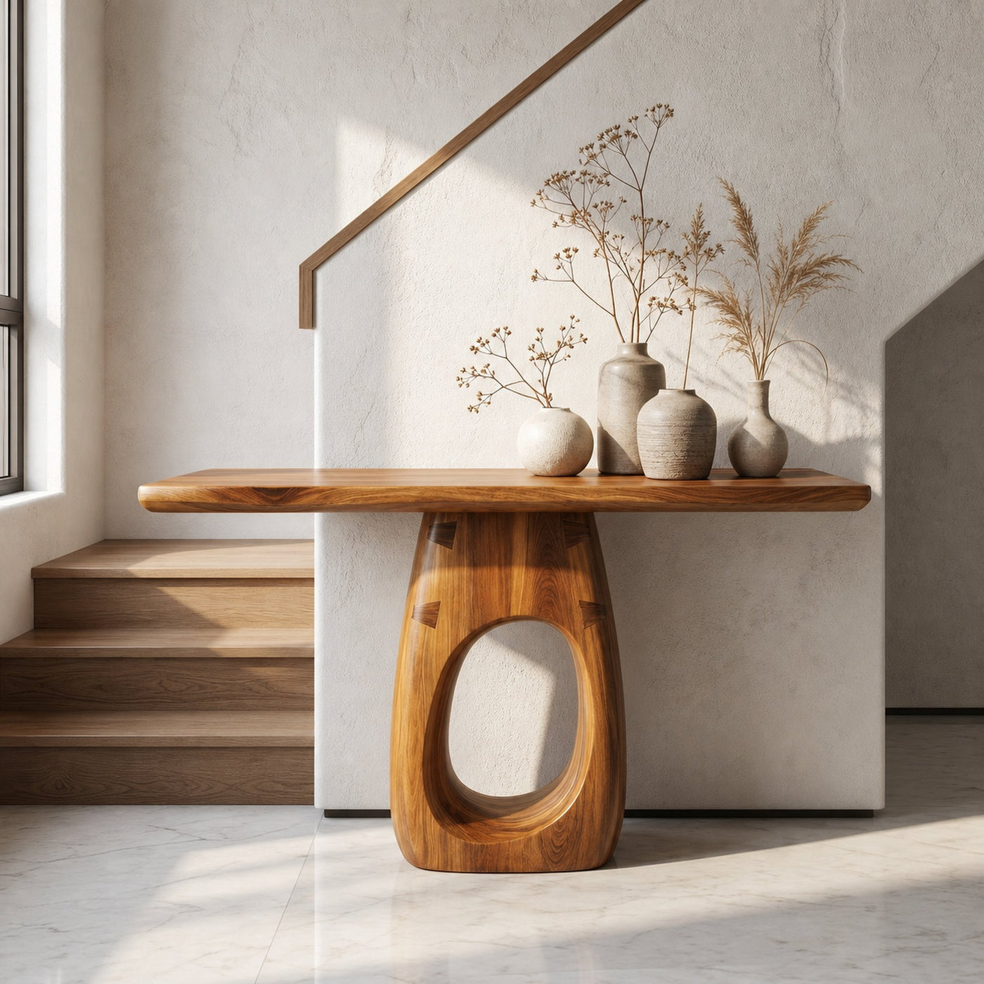 Artisan Organic Console Table Living Room And Hallway - product view 6