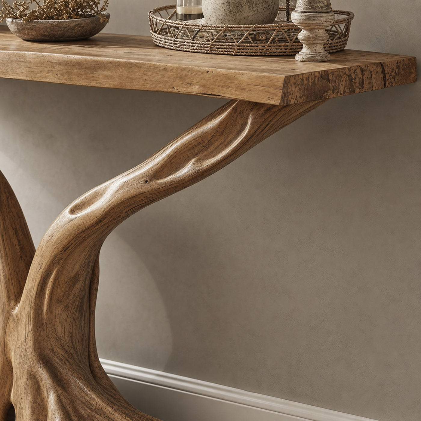 Classic Farmhouse Console Table For Living Room - product view 4
