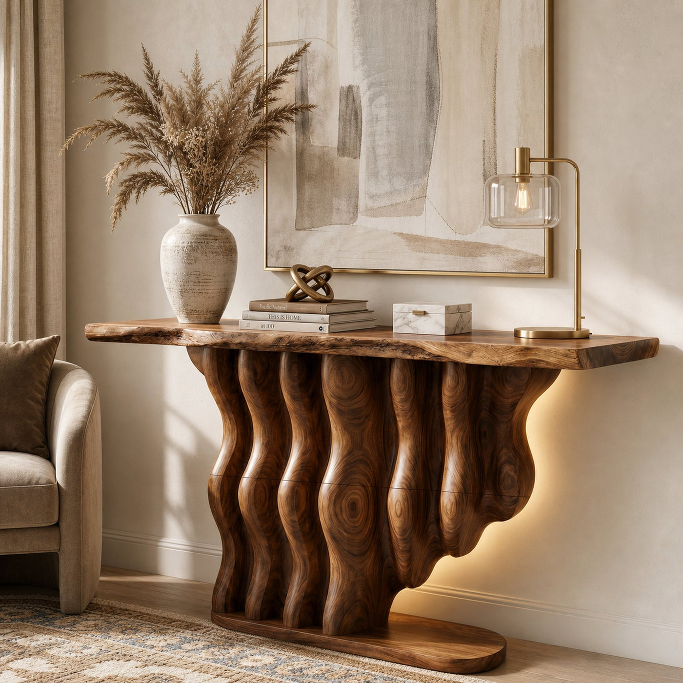 Coastal Infinity Base Console Table Beach House