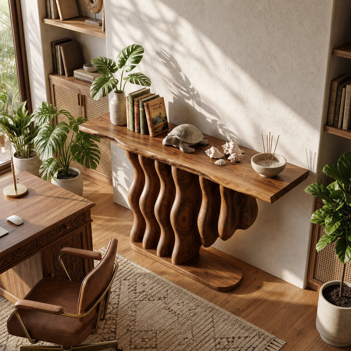Coastal Infinity Base Console Table Beach House - product view 2