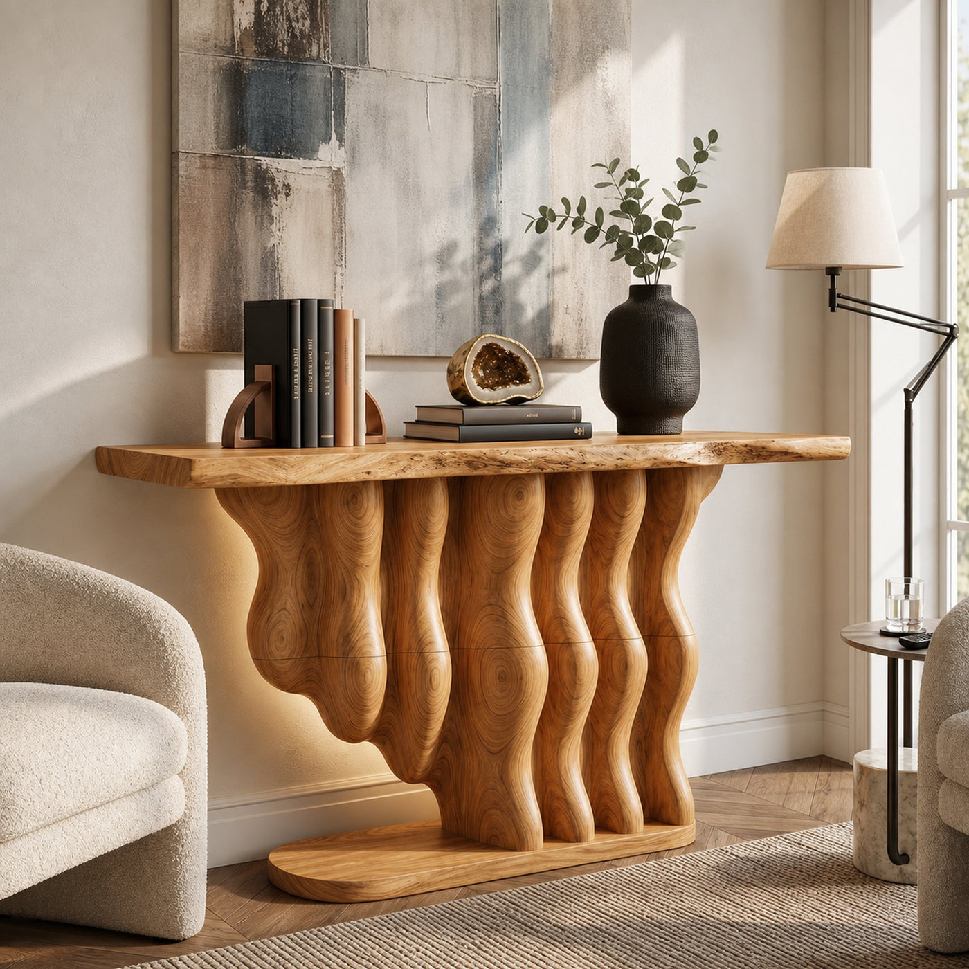 Coastal Infinity Base Console Table Beach House - product view 5