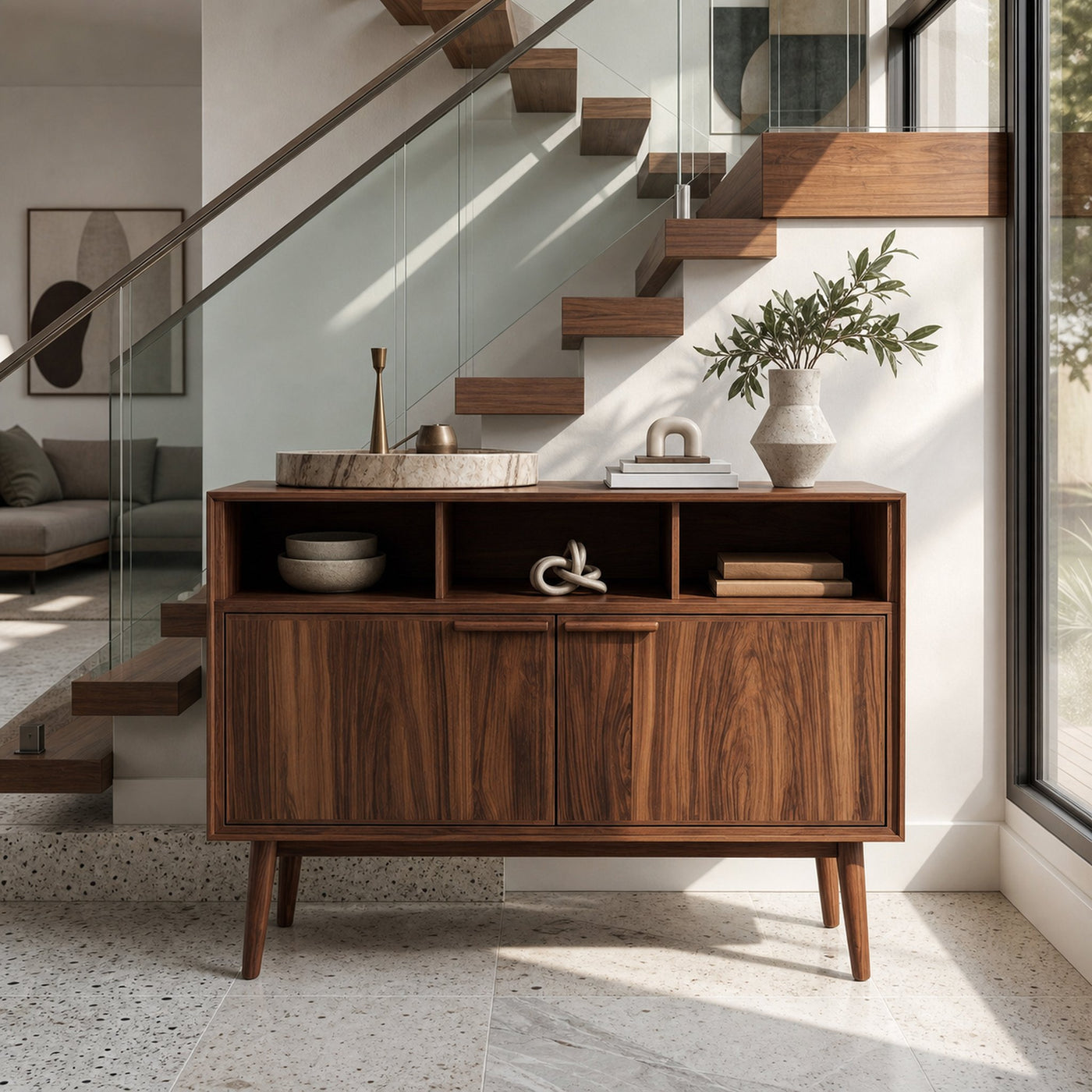 Contemporary Rectangular Console Table For Designer Living Room - product view 6