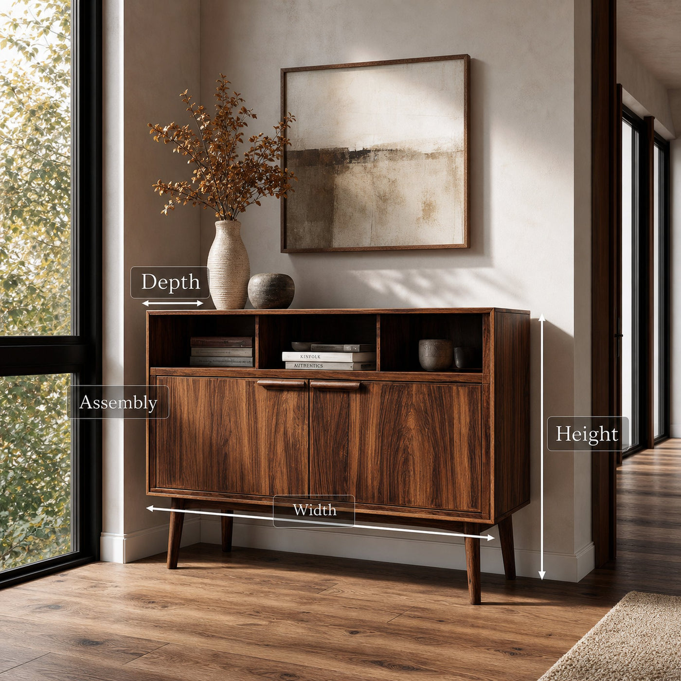 Contemporary Rectangular Console Table For Designer Living Room - product view 8