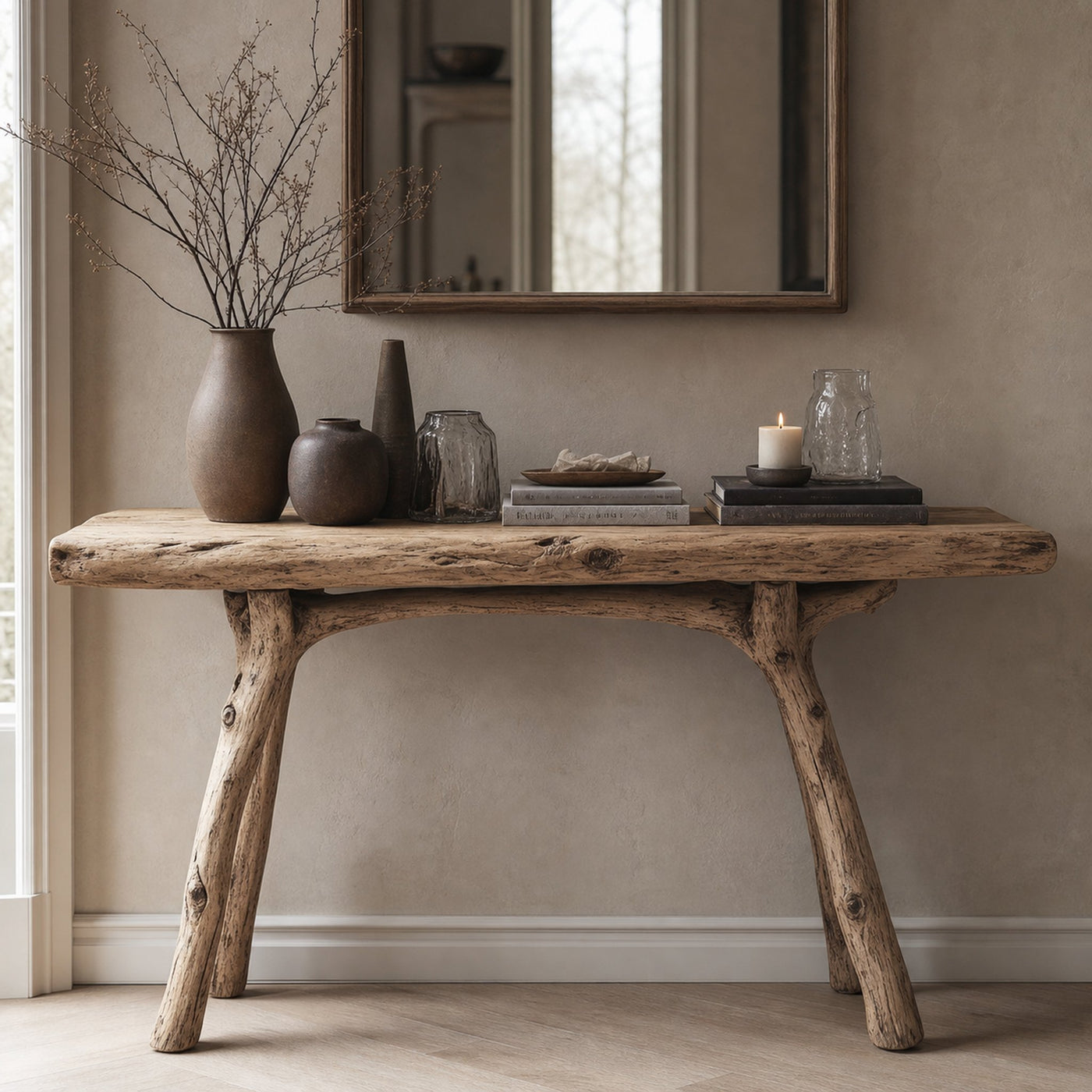 Curve Console Table Handcraft - product view 2