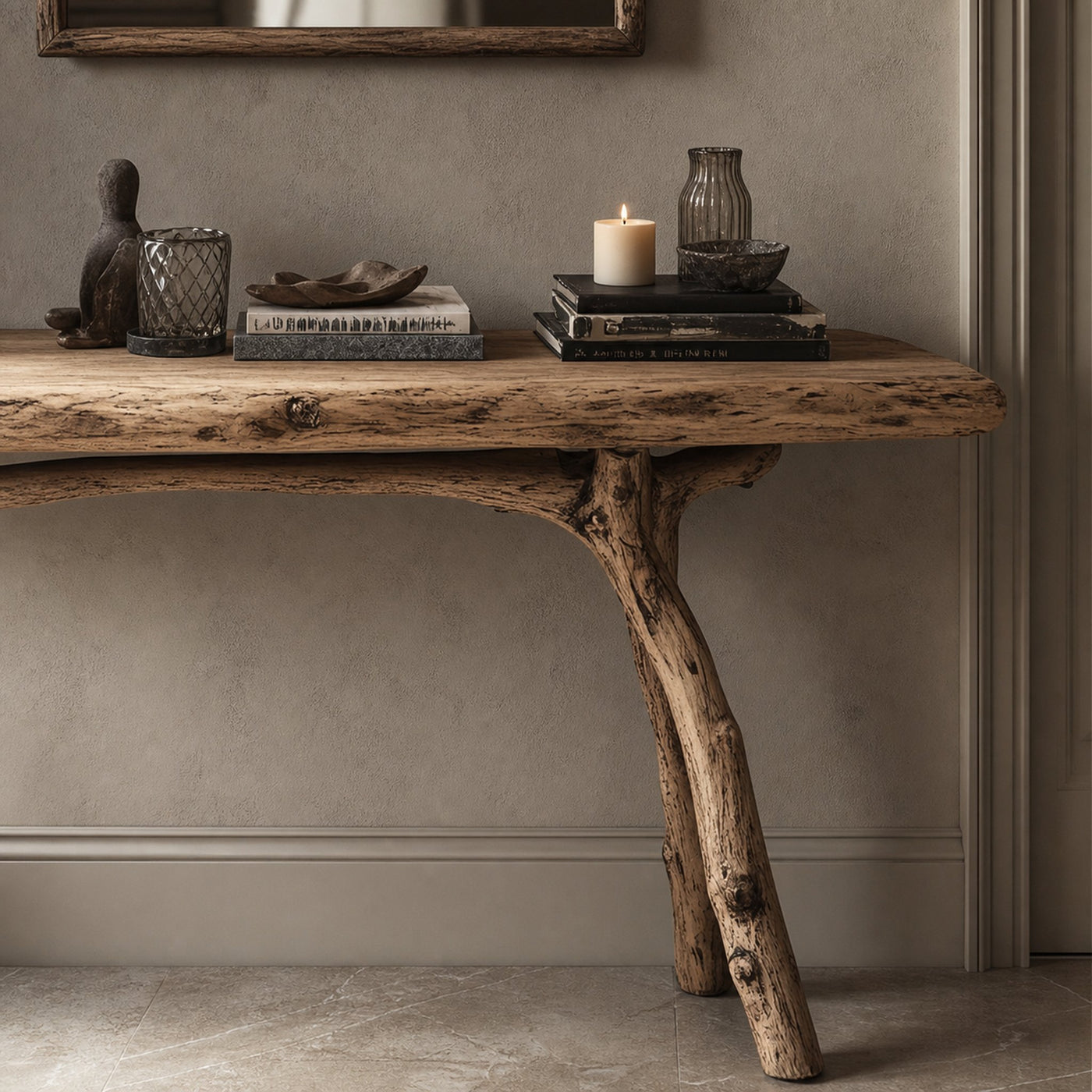 Curve Console Table Handcraft - product view 4