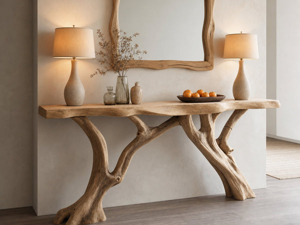 Bough Sweetwater Live Edge Console Table with Branch Legs