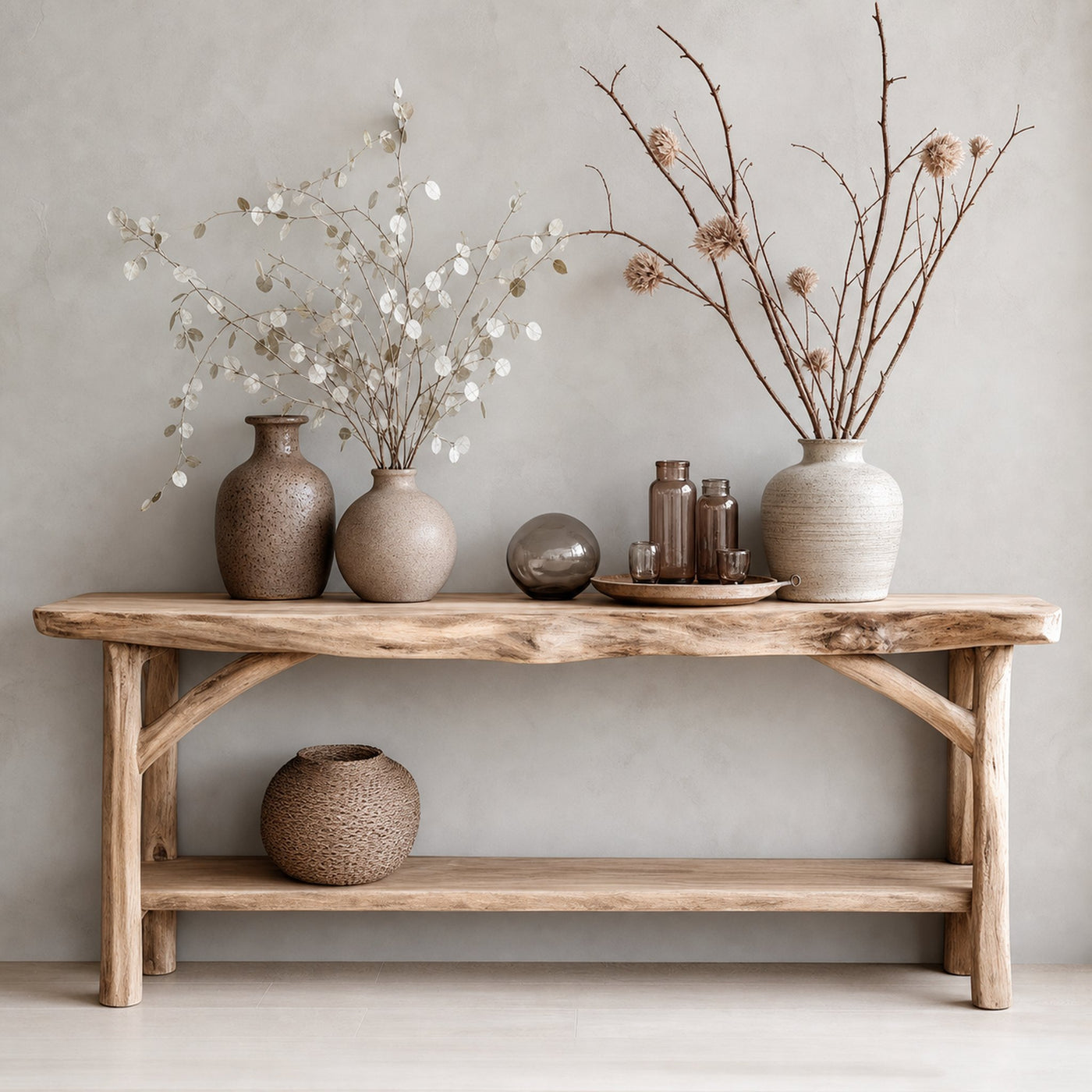 Custom Farmhouse Console Table For Rustic Home Decor