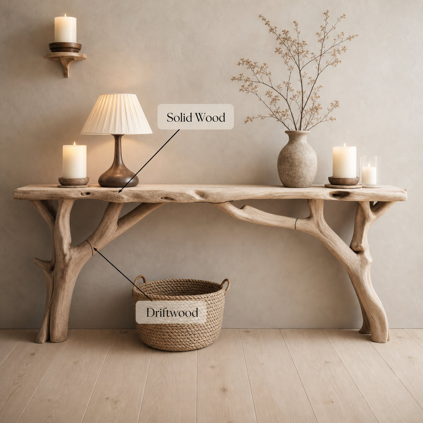 Decorative Wooden Entryway Table Handcarfted Table - product view 3