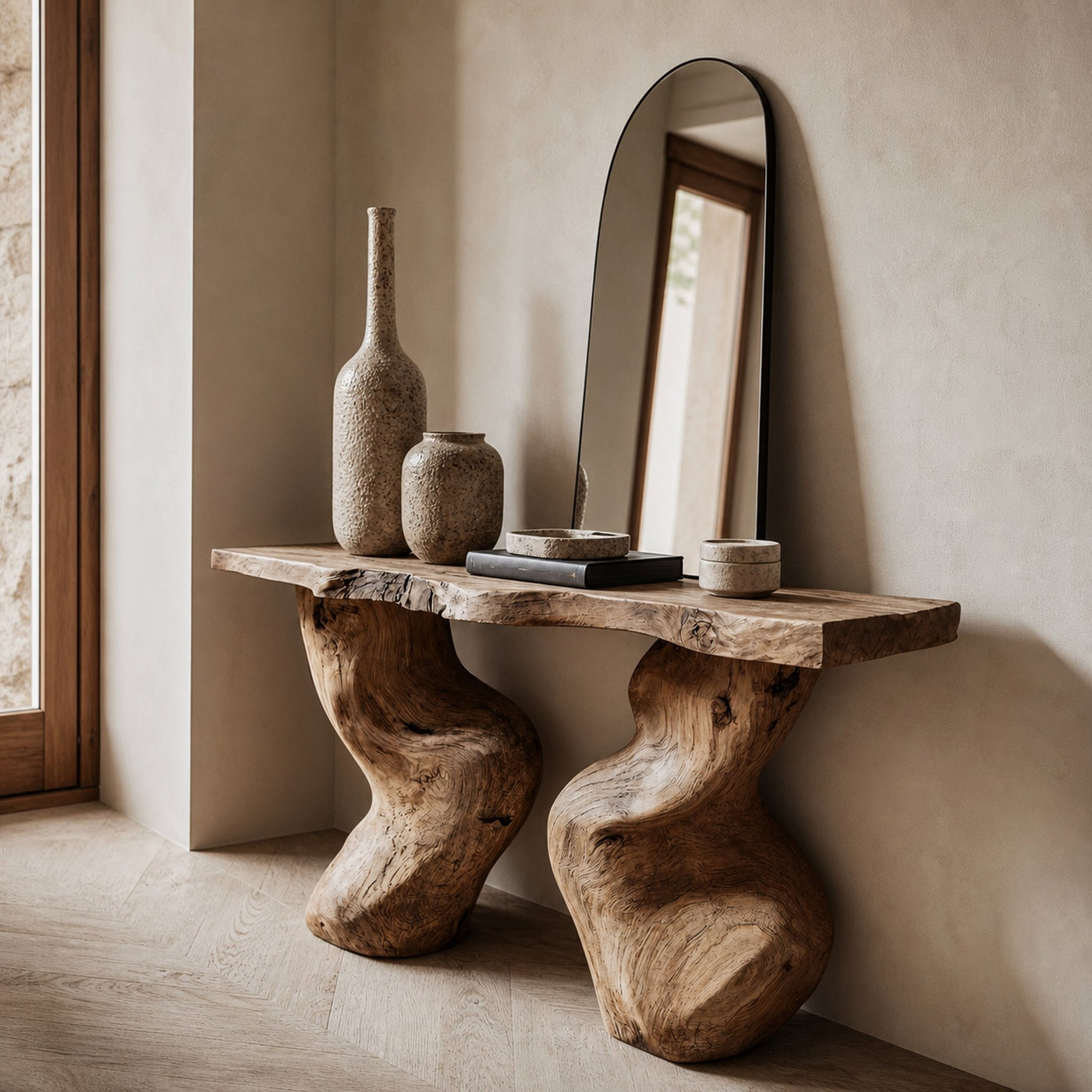 Entryway Table Solid Wood