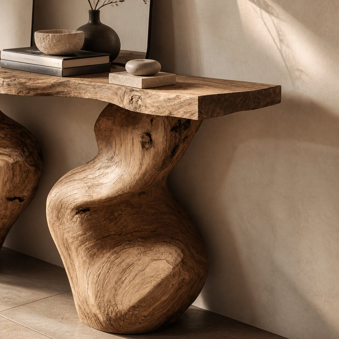 Entryway Table Solid Wood - product view 4