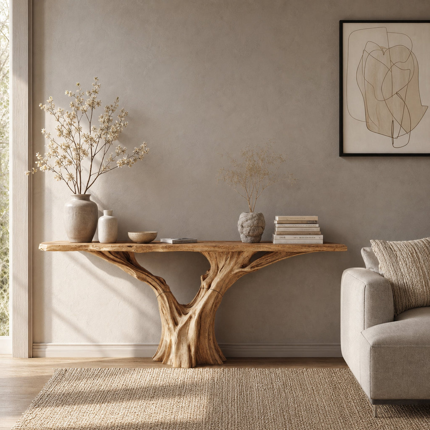 Farmhouse Console Table For A Classic And Elegant Look - product view 2