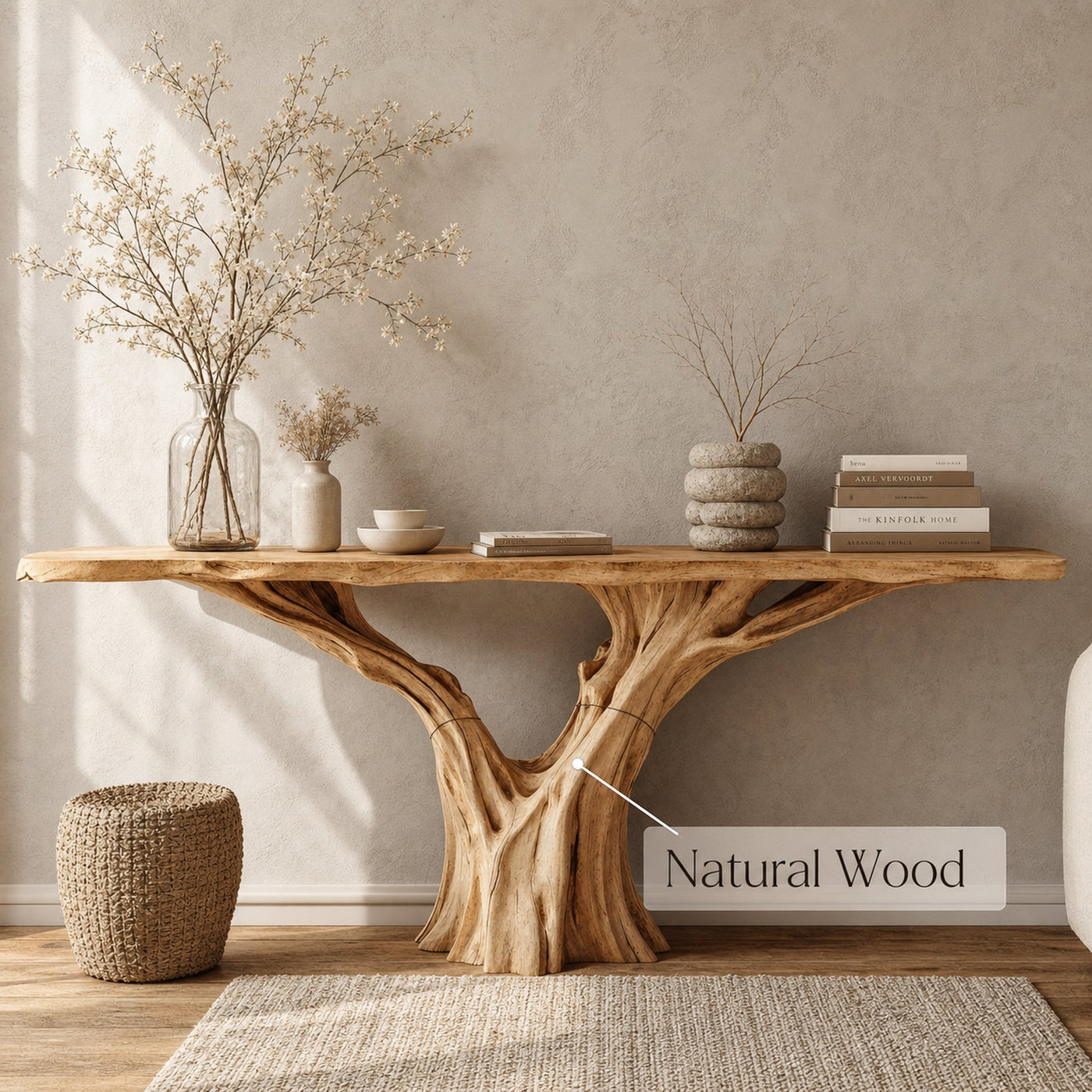 Farmhouse Console Table For A Classic And Elegant Look - product view 6