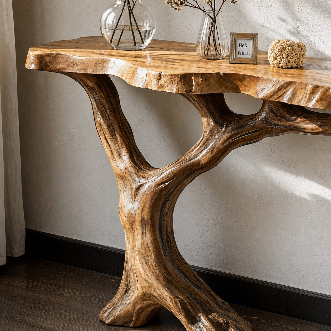 Farmhouse Console Table For Cozy Hallway Decor - product view 3