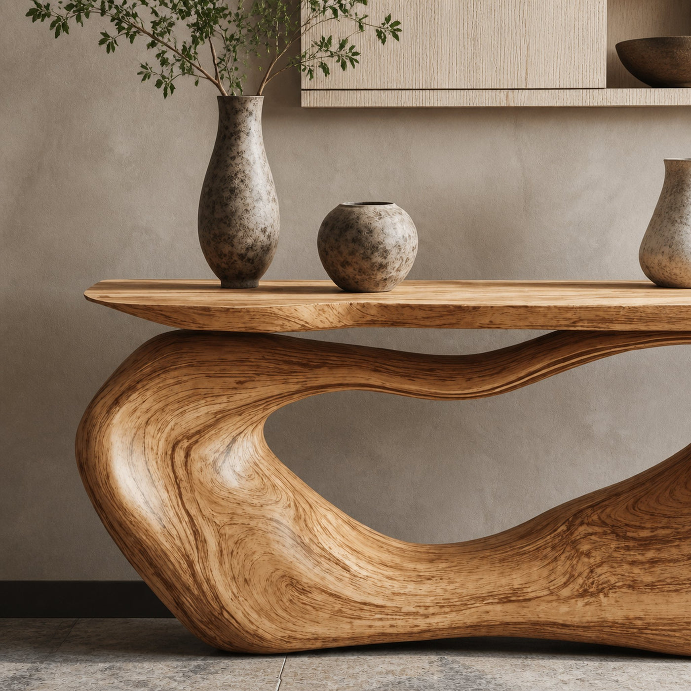 Farmhouse Live Edge Desk Entryway - product view 3