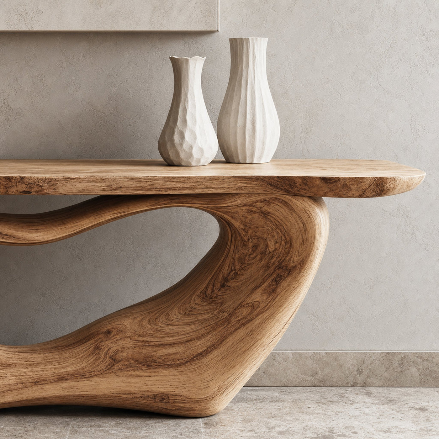 Farmhouse Live Edge Desk Entryway - product view 4