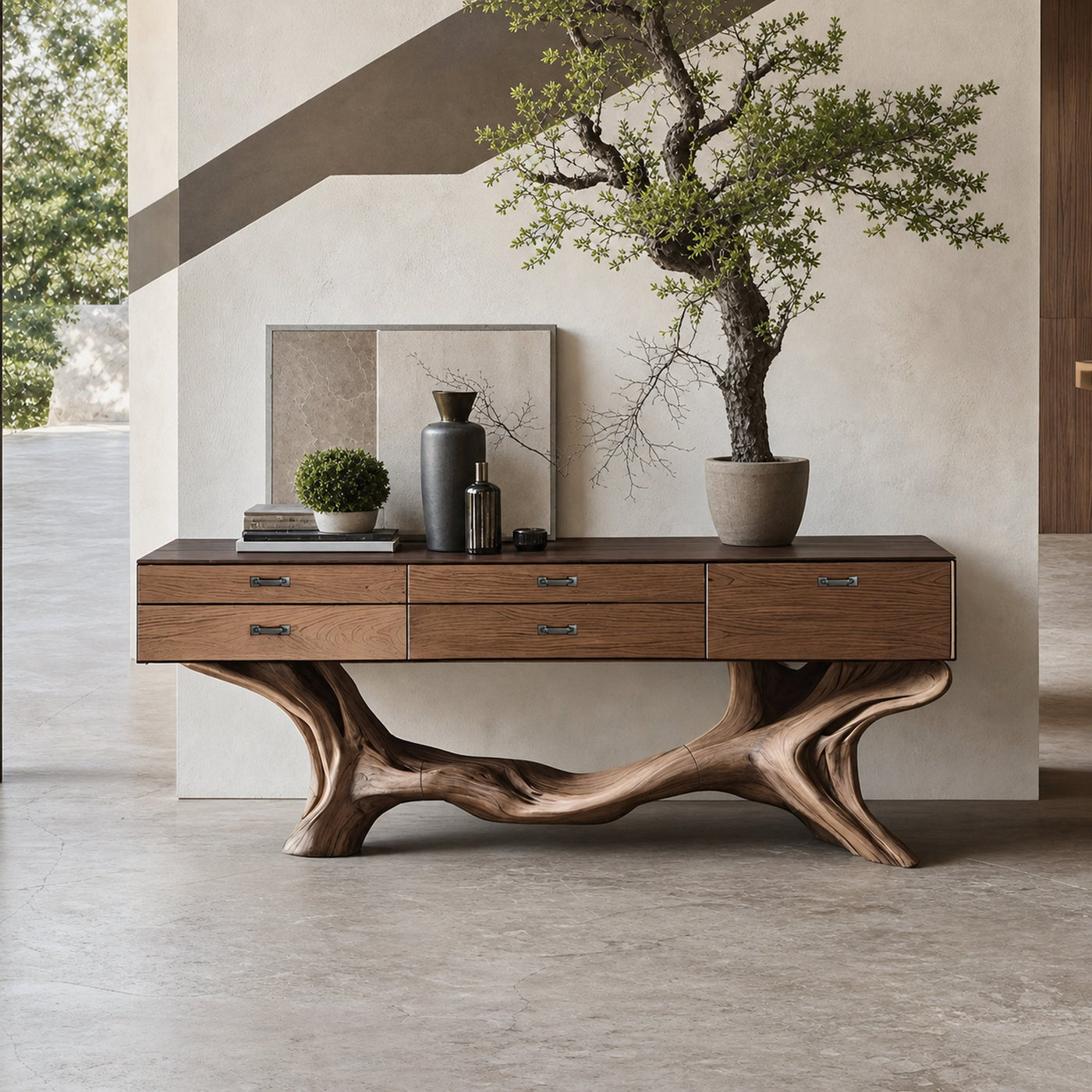Farmhouse Live Edge Entryway Table For Bedroom Cozy Decor Ideas