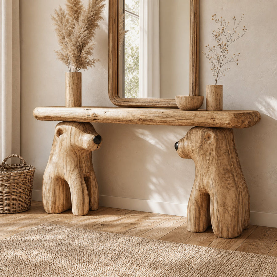 Farmhouse Living Edge Console Table