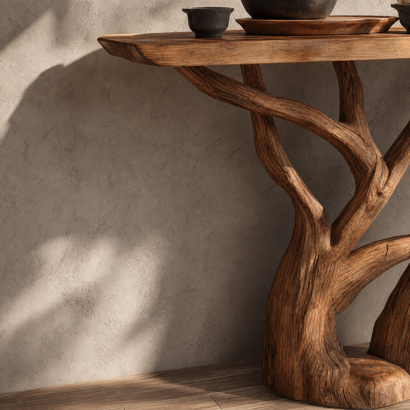 Farmhouse Solid Wood Console Table For Cozy Entryway Furniture Design - product view 3