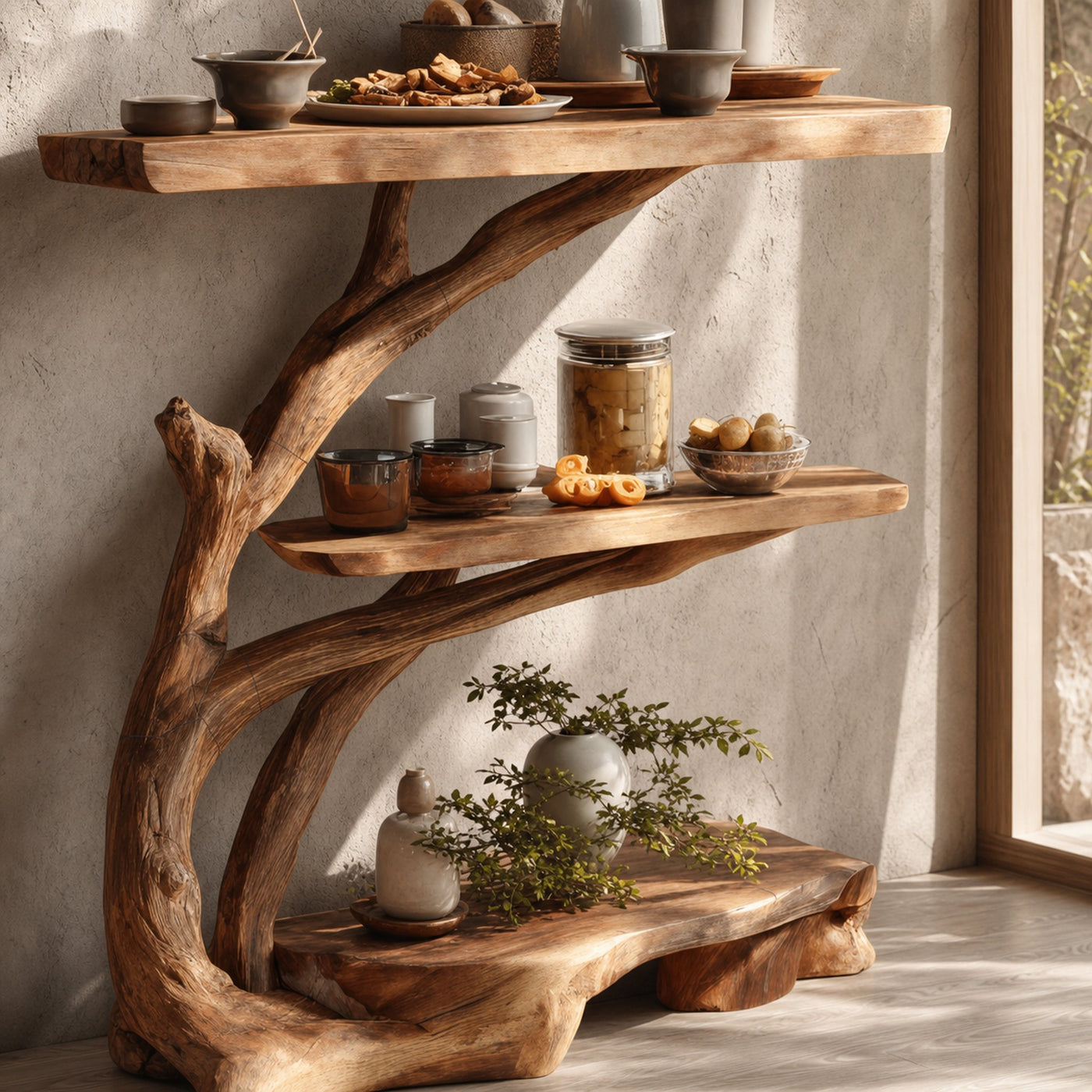 Farmhouse Solid Wood Console Table For Cozy Entryway Furniture Design - product view 4