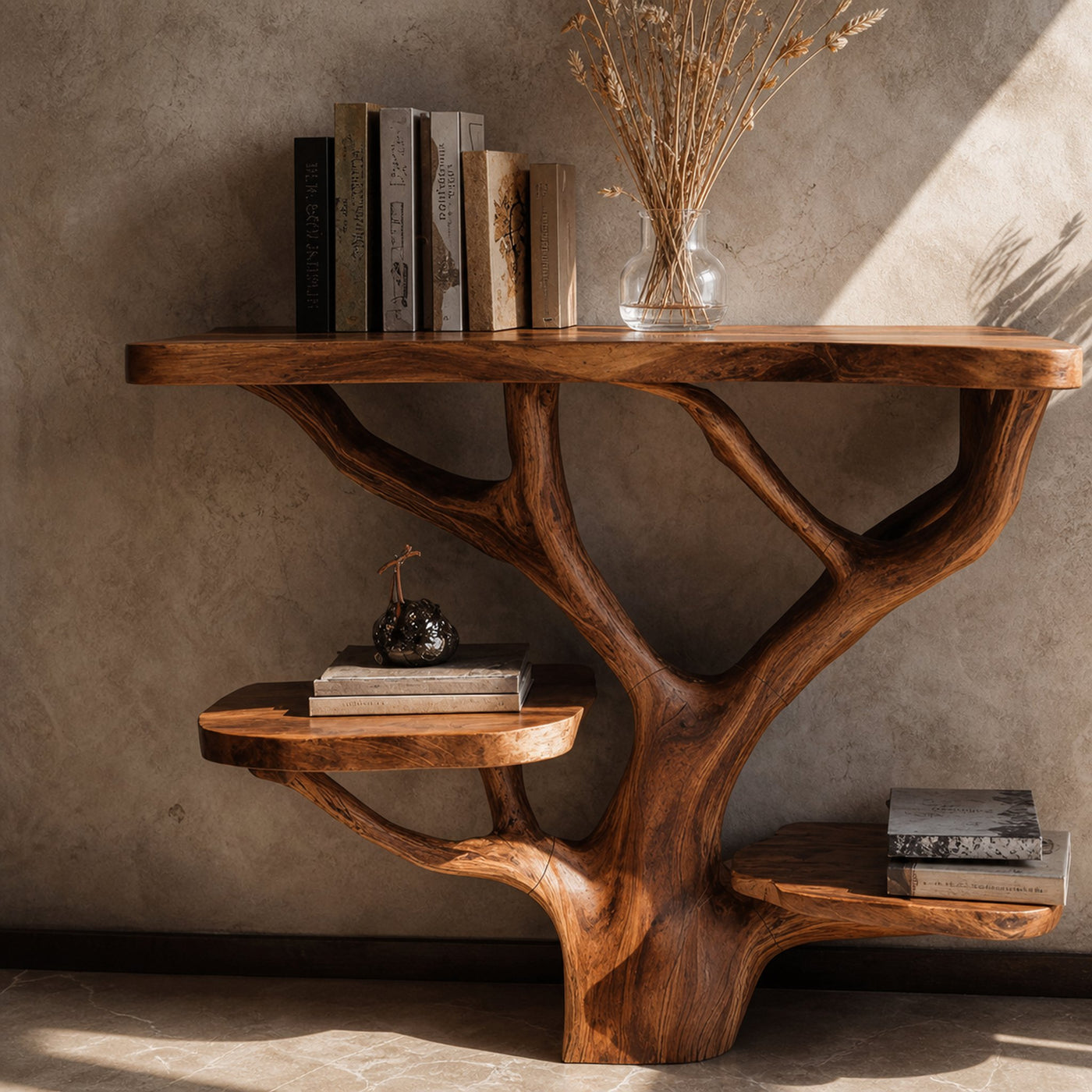 Farmhouse Solid Wood Console Table For Cozy Rustic Home Interior - product view 3