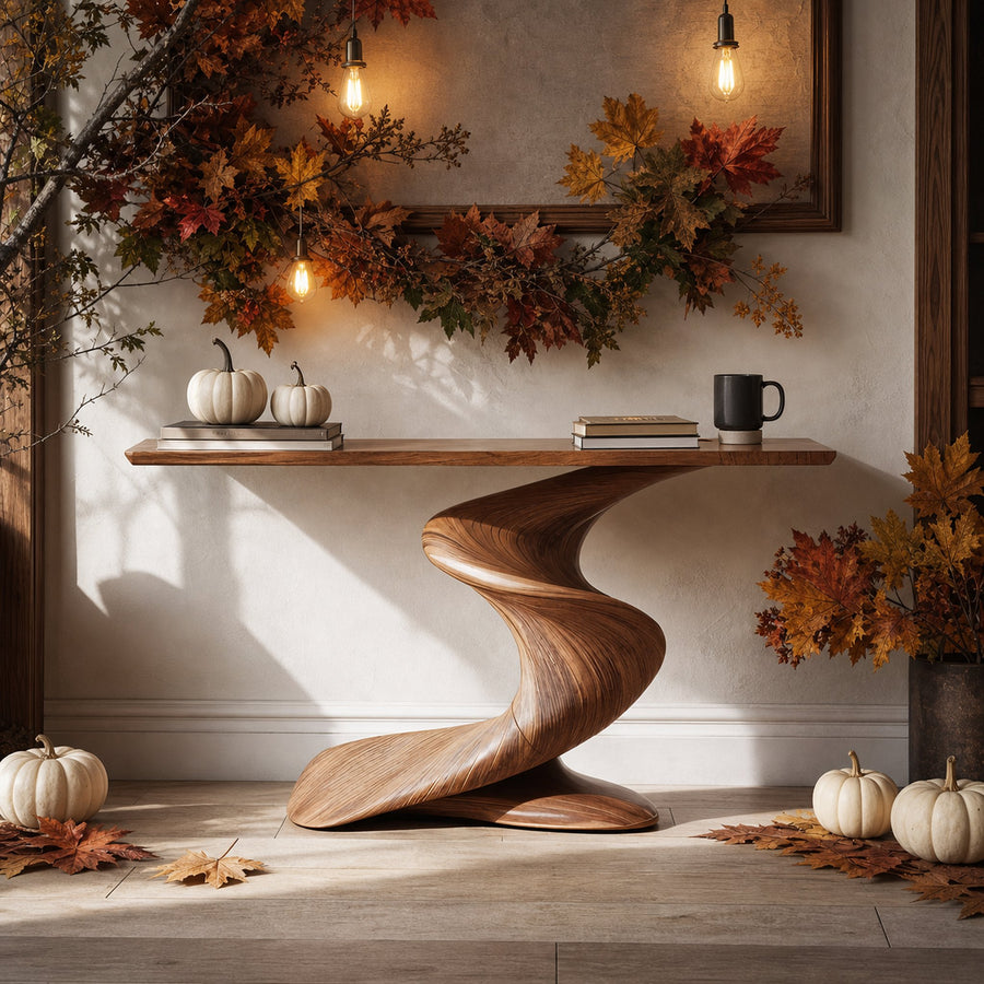 Farmhouse Solid Wood Console Table For Entryway Design Halloween Ideas
