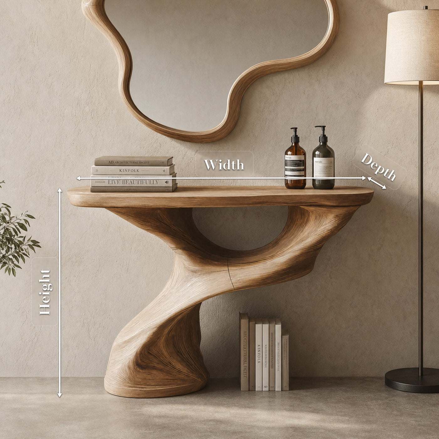 Farmhouse Solid Wood Console Table For Furniture Decor Space - product view 8
