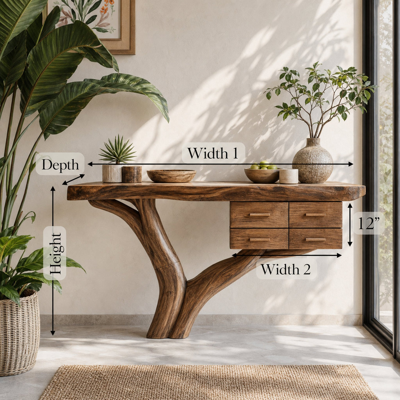 Farmhouse Solid Wood Dressing Table For Furniture Decor Country - product view 6
