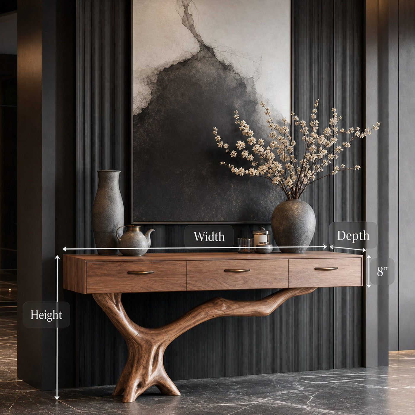 Farmhouse Solid Wood Dressing Table For Furniture Decor Farmhouse - product view 6