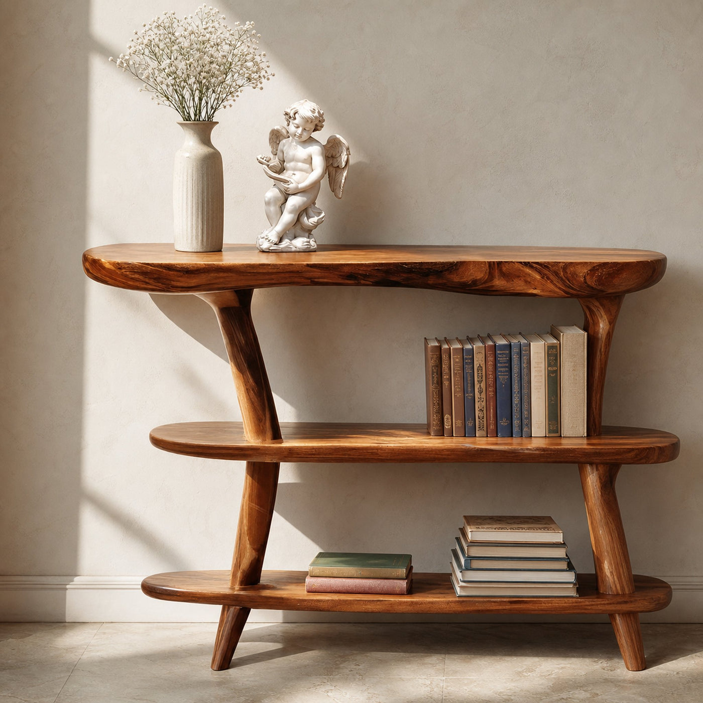 Farmhouse Solid Wood Entryway Console For Bedroom Design - product view 3
