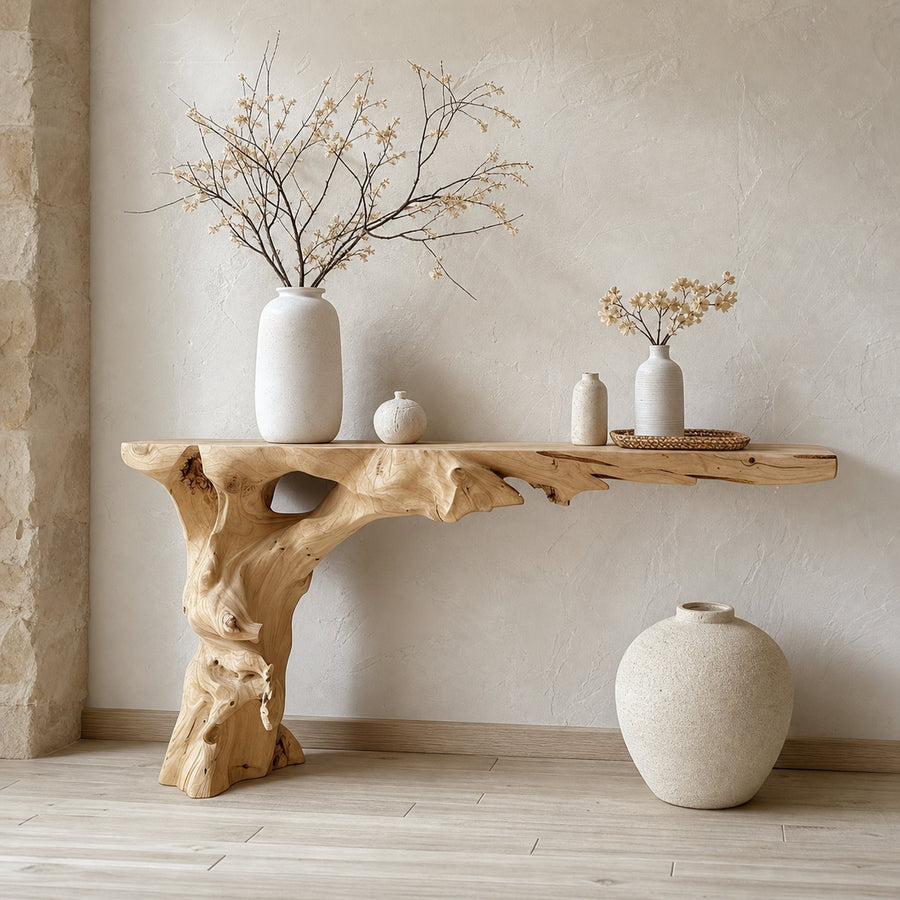 Farmhouse entry way console table narrow entryway