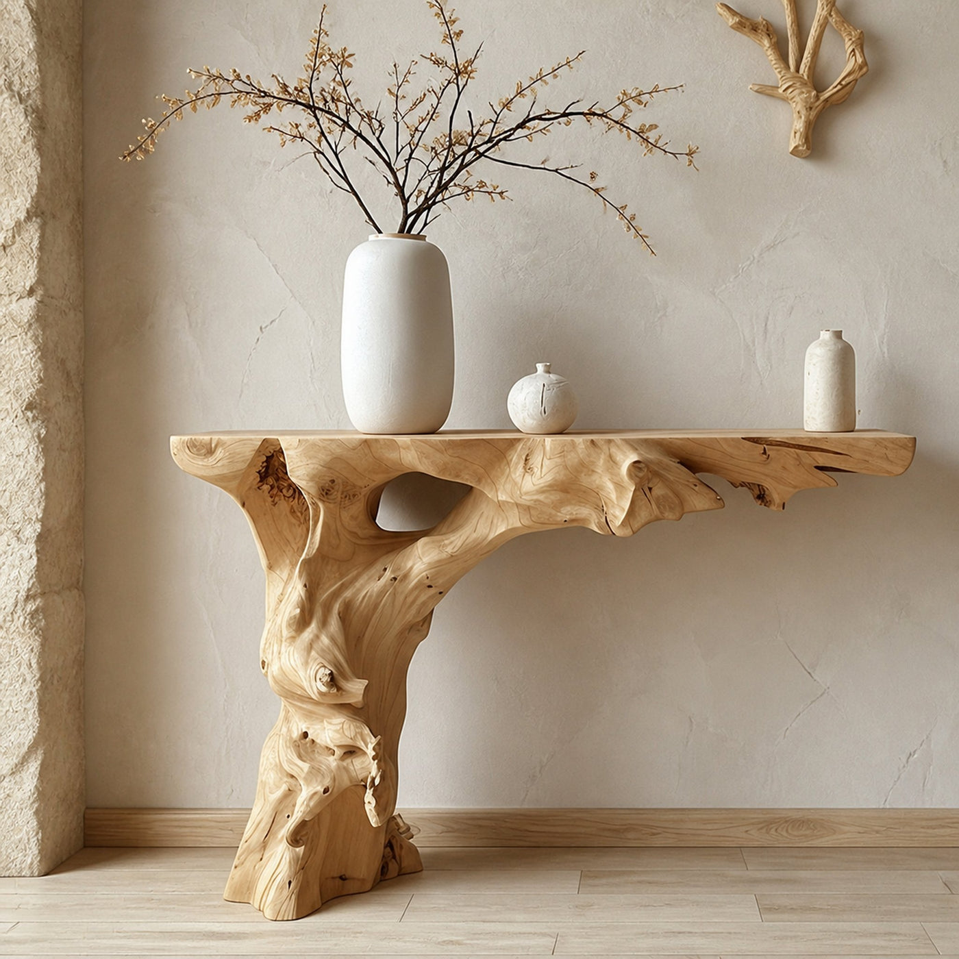 Farmhouse entry way console table narrow entryway - product view 3