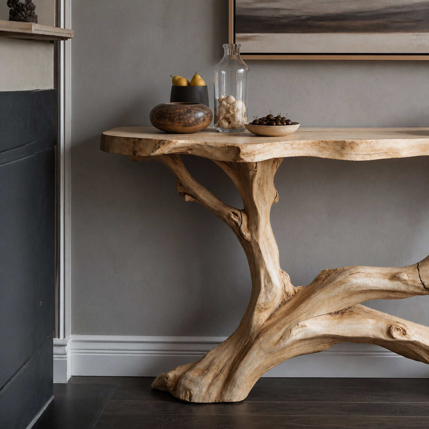 Floating Edge Entryway Table Farmhouse Decor - product view 2